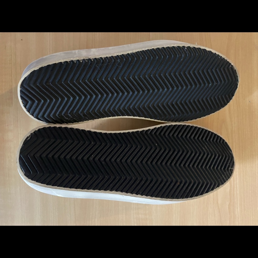 Golden Goose Hi Star Classic sneaker, worn once indoors for a photo.